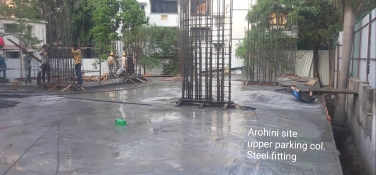 AROHINI SITE UPPER PARKING CO;. STEEL FITTING 24-05-2023 at 2.53.22 PM