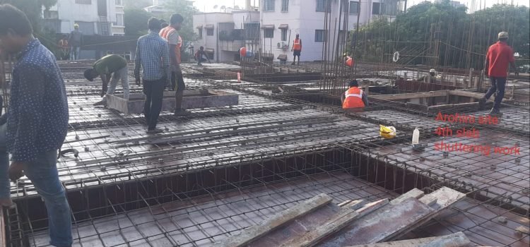 Arohini Site 4th Slab Shuttering Work 2023-09-06 at 7.18.33 PM