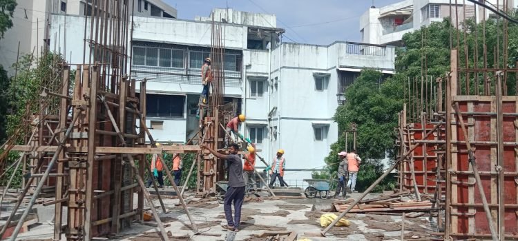 Arohini Site Column Casting In Progress10-07-2023 at 15.09.14
