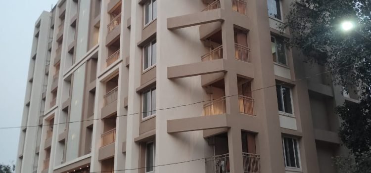 Main Building Side Night View 1