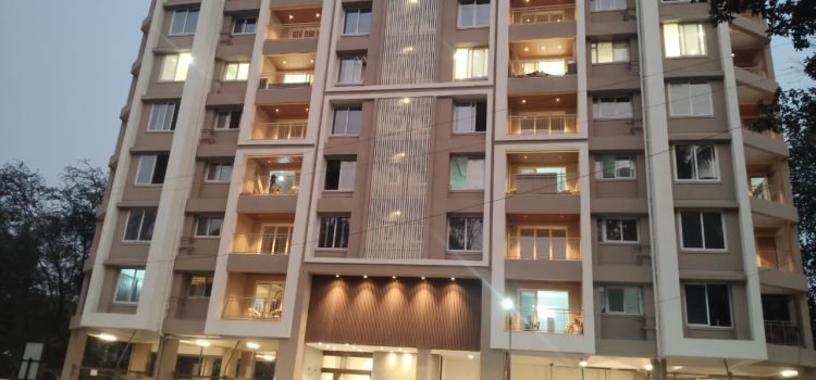 Main Building Side Night View