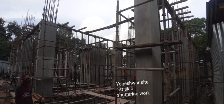 Yogeshwar Site 1st Slab Shuttering Work 2023-08-11 at 7.45.29 PM