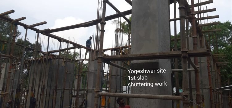 Yogeshwar Site 1st Slab Shuttering Work 2023-08-11 at 7.45.30 PM